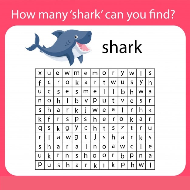 How many shark can you find