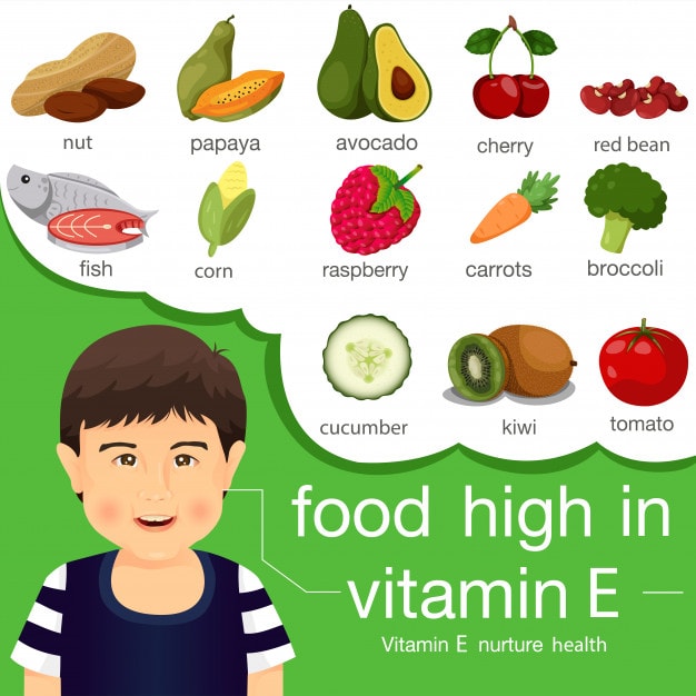 Food rich in Vitamin E