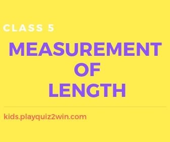 Measurement of Length - Class 5